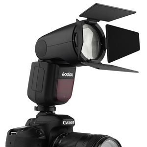 Godox V1 + AK-R1无线发光二极管工作室闪光速度计TTL功能电池电源遥控器兼容所有相机 - Product Image 3
