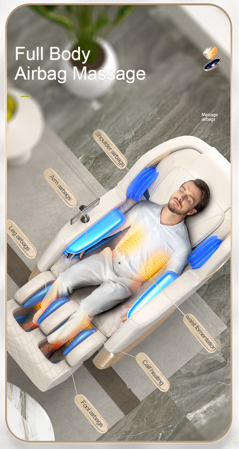 Jare 8800  Factory Cheap Price High Quality Foot Armchair Shiatsu Massager Chair For Home Massage Chair