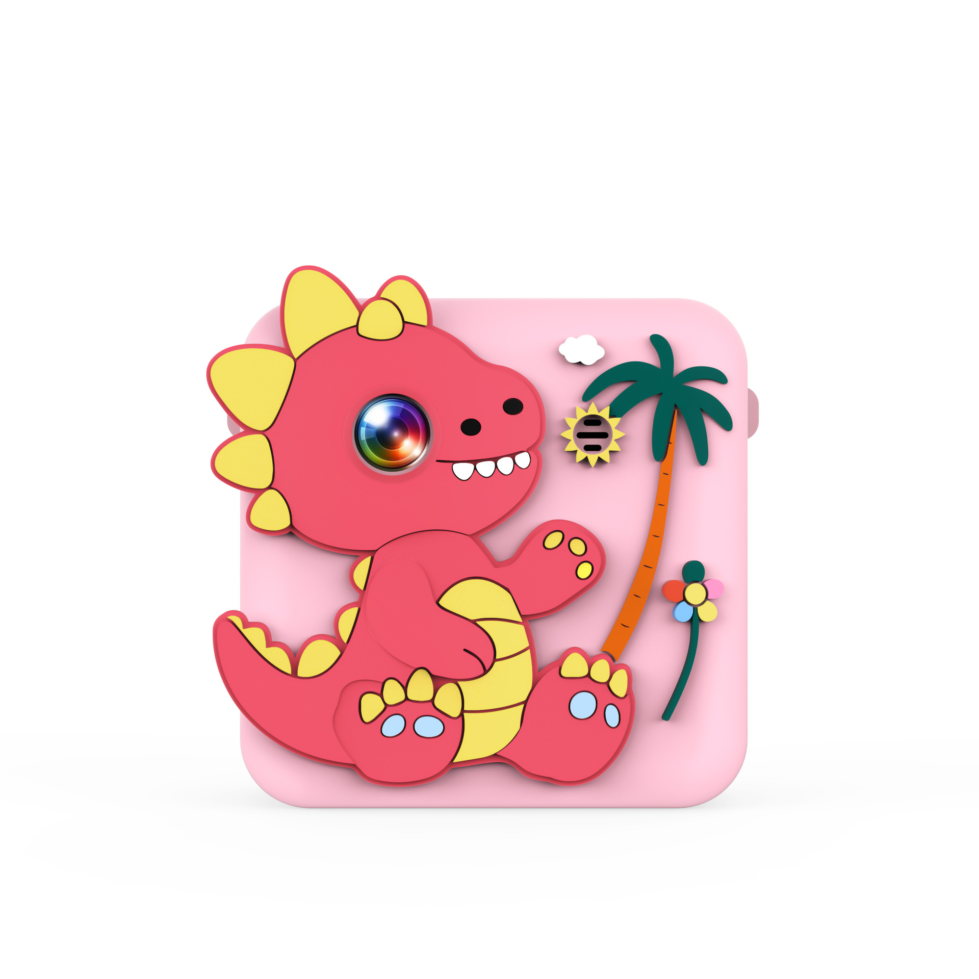 dinosaurio rosa
