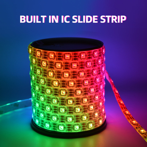 5 В Rgb WS2812b ленточный свет 30 60 74 96 144 светодиодов 5 м Smd 5050 Гибкая матрица волшебный адресуемый Ws2812b Пиксельная Светодиодная лента - Product Image 2