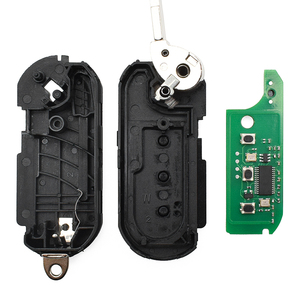 AF f-iat 3 düğmeli araba uzaktan anahtar araç anahtarı ile 433mhz 4A çip kesilmemiş bıçak uzaktan boş Fobs ateşleme anahtarı - Product Image 5