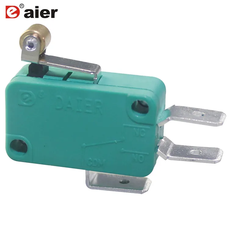 Caliente venta mediano Micro interruptor 3Pin SPDT microinterruptor con rodillo