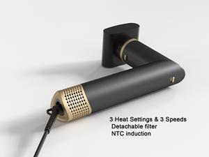 Cepillo Secador de Pelo Profesional Avanzado y Estilizador de Aire Caliente Combinados, Motor de Corriente Continua, Kit de Estilizado Compacto, Concentrador, Difusor para Salón de Belleza en Casa - Product Image 4