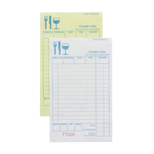 China Factory OEM ODM Customizable Carbon Less Receipt <strong>Invoice</strong> Booklet NCR Restaurant <strong>Sales</strong> Waiter <strong>Order</strong> Book Printing My Logo - Product Image 2