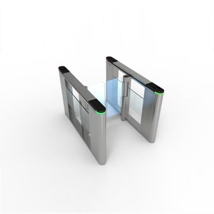 Zento Günstiger Preis 304 Edelstahl Voll automatische Gesichts erkennung RFID-Karten zugriffs kontroll system Speed Lane Drehkreuz - Product Image 3