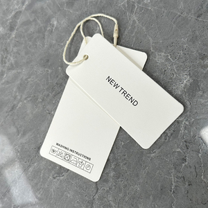 Recyclable Custom Private Brand Logo Clothing <strong>Tags</strong> for Clothes Price <strong>Tag</strong> Price Label <strong>Hang</strong> <strong>Tag</strong> <strong>With</strong> <strong>String</strong> - Product Image 3