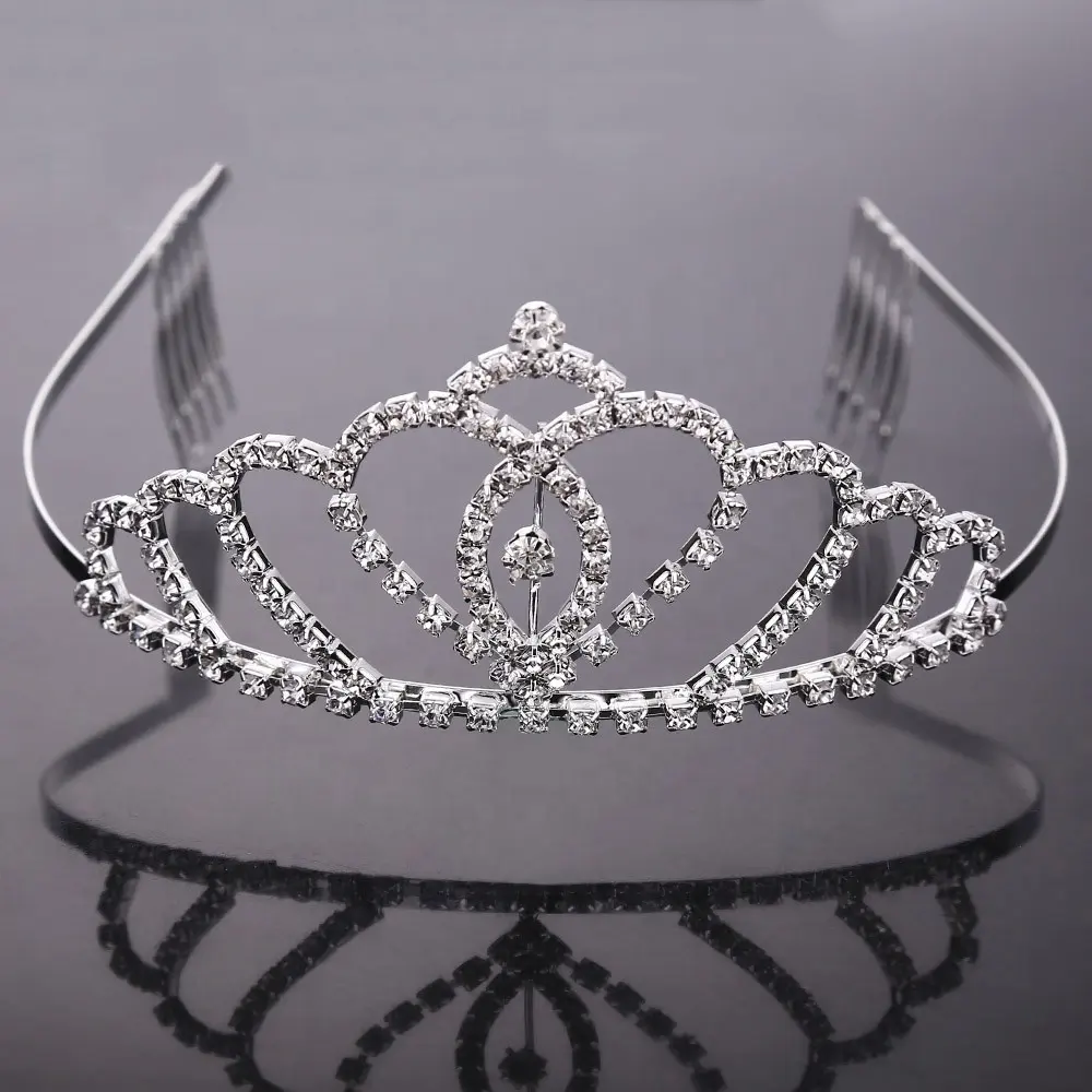 Couronne de mariée tiare grande taille, nouvelle collection 2015, accessoires de cheveux, à la mode, spectacle, mariage