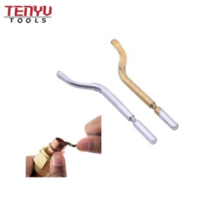 El çapak alma bıçakları çapak alma aracı ile Metal ve plastik pah aracı için döner matkap kaldırma bıçakları - Product Image 1