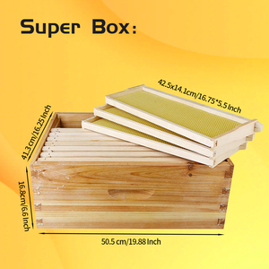 OEM工場LangstrothBee Hiveキット養蜂設備木製蜂の巣 - Product Image 5