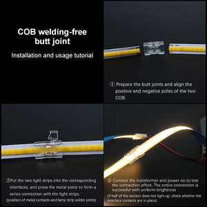 DC12V/24V Streifen licht Zubehör löt freie LED-Streifen Licht weiß/transparenter Stecker Smart Single Color/Zweifarben-Controller - Product Image 5