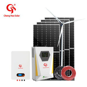 Turbine eoliche domestiche sistema di generazione di energia solare complementare 10kw-50kw MPPT <span class=keywords><strong>PWM</strong></span> Controller agli ioni di litio di montaggio sul tetto della batteria