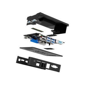 Intel Celeron N5095 RS232 2 LAN Pfsense Win7 Win10 <strong>Linux</strong> Desktop <strong>Tiny</strong> Industrial <strong>Computer</strong> Mini Ordinateur Fanless PC - Product Image 3