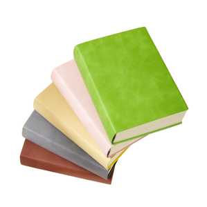 Cuaderno de PU B6 con 320 hojas, tapa suave, Bloc de notas impreso en línea Horizontal, logotipo personalizado para empresa, suministros de aprendizaje - Product Image 1