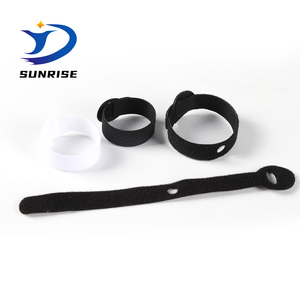 Correa de nailon de sujeción con hebilla, correas de seguridad de cable de gancho y bucle autoadhesivas reutilizables, correas de cincha ajustables - Product Image 4
