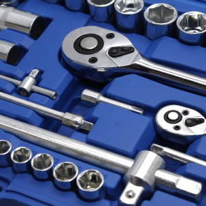 Araba oto tamir aracı kiti fabrikadan kişiselleştirilmiş Logo anahtarı 82 61 108 parça mat CRV lokma takımı seti - Product Image 5