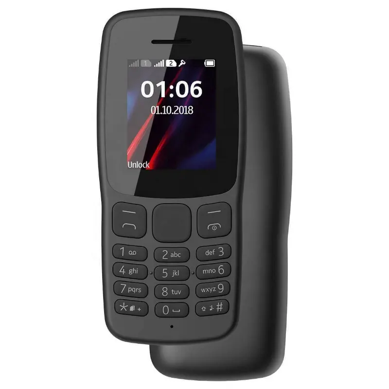 Ponsel GSM Dual SIM dengan Kamera dan Baterai Besar Yang Tidak Terkunci 106