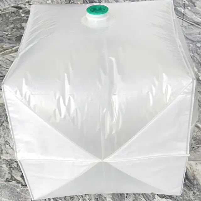 カスタム透明PEプラスチックスクエアボトムバッグ防水防塵クリアカートンライナーバッグ