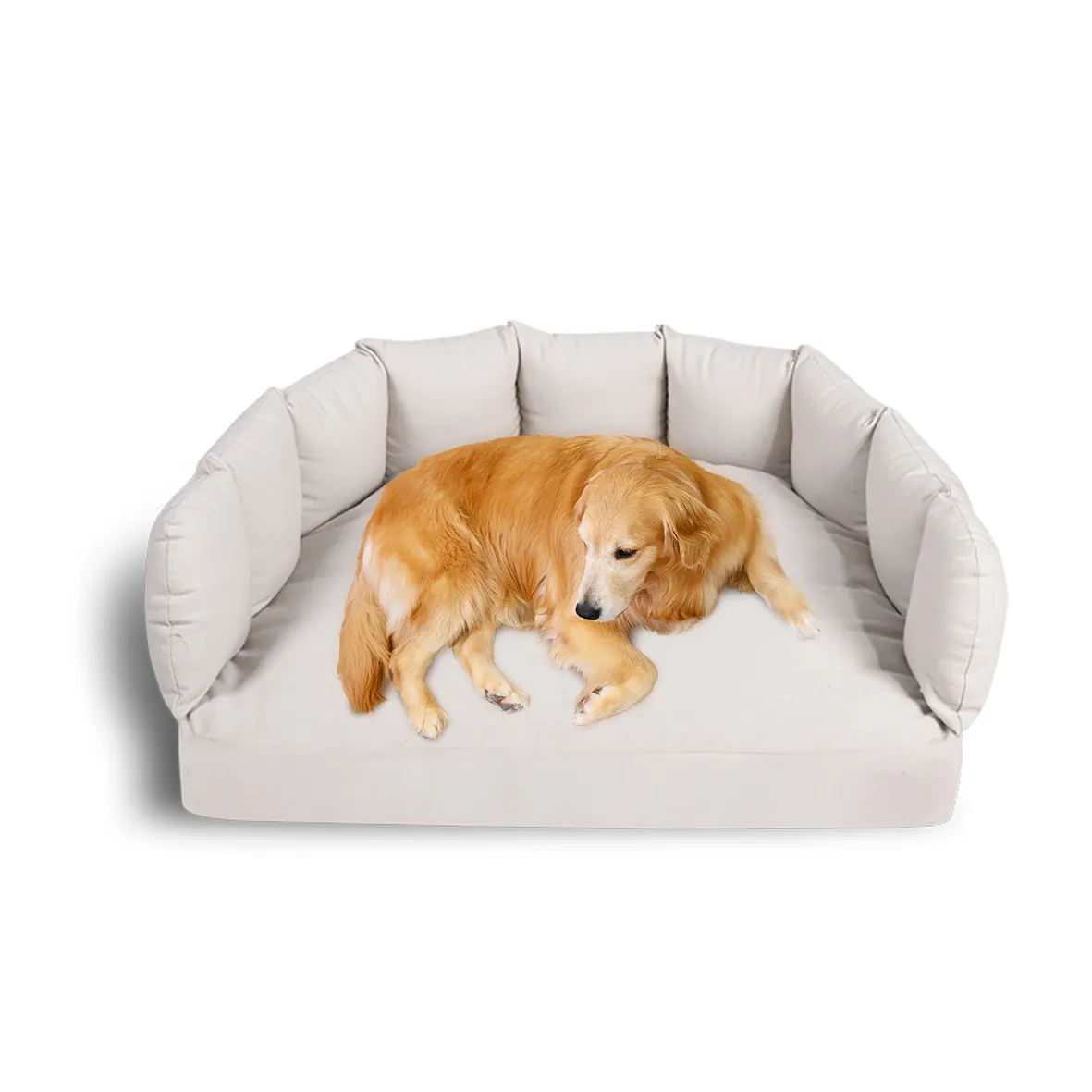 Aangepaste Toyslarge Size Canvas Luna Sofa Huisdier Bed Orthopedisch Kussen Voor Honden Moderne Banken Slaapbank
