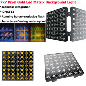 49x3W RGBW Matrix kör işık 7x7 piksel altın işın 411 adet Leds DMX RDM Artnet arka plan etkisi işık 49x3W matris Panel AYDINLATMA - Product Image 2