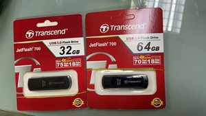 Orignal แฟลชไดรฟ์ USB 3.0รถยนต์แบบพกพา Jetflash700 4G ความจุ128GB โลโก้ที่ปรับแต่งได้สลักรูปแบบกุญแจ512MB 2TB ตัวเลือก
