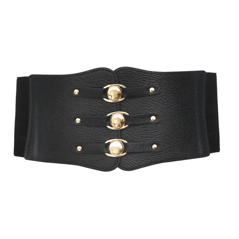 Vrouwen Super Brede Taille Afdichting Riem Elastische Kwastje Riem Verfraaien Rok Accessoires