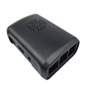 Kit de iniciación Pi3, Raspberry Pi 3 B + carcasa de ABS + ventilador con disipador de calor + tarjeta SD + disipador de calor + + cable adaptador de corriente de 5V 2.5A