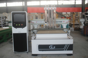 1325 ATC CNC Router 1530 3D Máquina de tallado de madera Cambiador de herramientas de carrusel lineal con motor de bomba-para tiendas de impresión de carpintería - Product Image 2