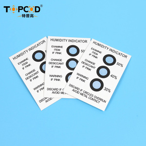 Nhà Máy Cung Cấp Trực Tiếp Độ Ẩm Dải 3 Chấm Độ Ẩm Chỉ Số Nhãn Và Nhạy Cảm Thay Đổi Màu Sắc Độ Ẩm Chỉ Số Thẻ - Product Image 6