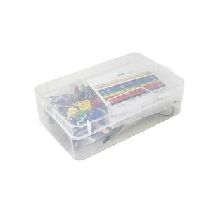 Kit di avviamento per resistore arduino/LED/condensatore/cavi ponticelli/Kit resistore Breadboard con scatola per vendita al dettaglio - Product Image 1