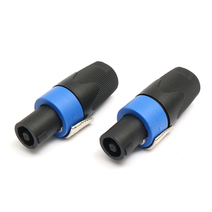 Conector de altavoz profesional de cuatro núcleos con muestra gratis OEM, conector de Audio, amplificador de potencia, cable de altavoz, cable de Audio, cabezal ohm - Product Image 4