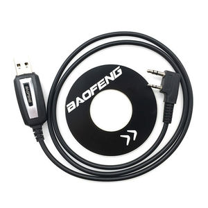 Baofeng bf analogico walkie Talkie K Port Driver CD Software linea dati Radio bidirezionale cavo di programmazione USB per UV82 UV 5R 888s UV5R - Product Image 1