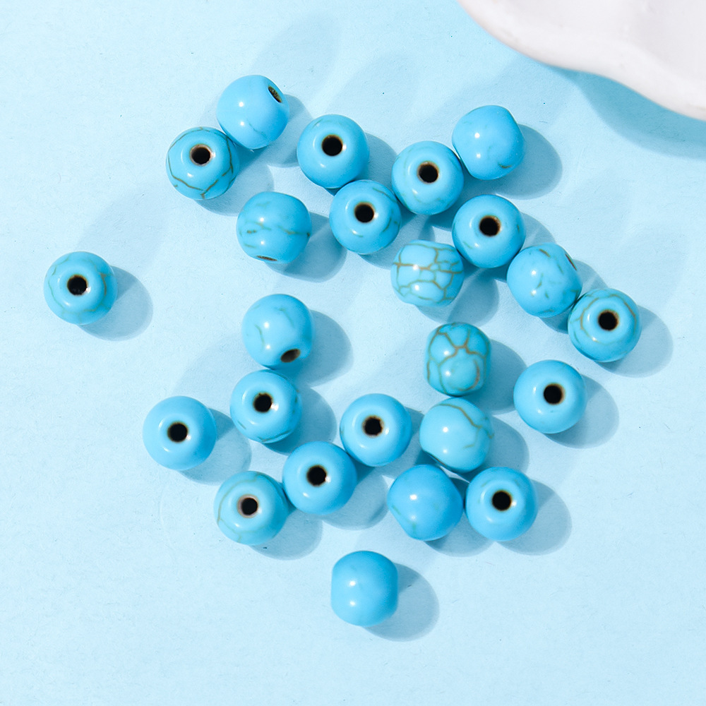 Perla Redonda Azul