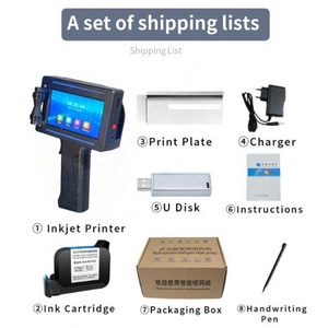 Handheld Intelligent Inkjet Printer Batterie Inkjet Gun Batterie Große Kapazität Langlebige Lithium Coding Machine Group Ladegerät