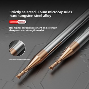 55 derece küçük çaplı mikro ondalık düz freze kesicisi sabit bilyalı kesici düz kesici içerir - Product Image 2