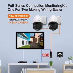 Xmeye APP 8MP Series POE Connection PTZ <strong>Camera</strong> Compatible with NVR for Warehouse Use Security <strong>Camera</strong> - Product Image 2