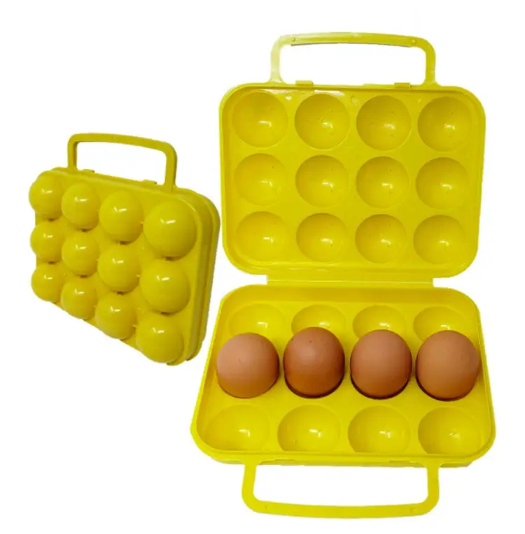 2021 uovo di plastica contenitore impilabile e a forma di uovo contenitore per il frigorifero