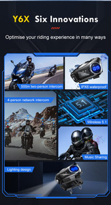 אופנוען קדת אופנוע מקצועי אוזניות ip67 אוזניות אלחוטיות למים עבור רכיבה על תקשורת רכיבה