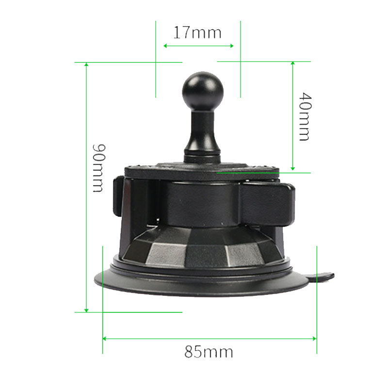 Ventouse avec boule de 17mm