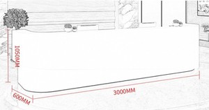 定制现代风格美容沙龙柜台桌接待办公桌设计 - Product Image 6