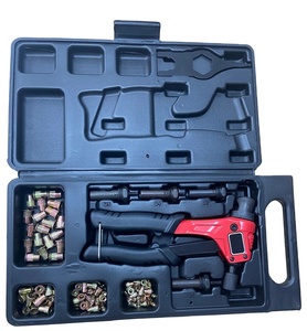 120PC mù đinh tán nặng 4 trong 1 Bộ súng đinh tán chuyên nghiệp tay duy nhất Hướng dẫn sử dụng đinh tán Súng kit công cụ đinh tán với 4 đầu đinh tán - Product Image 2