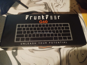 Drunkdeer G60 có dây RGB Backlit chơi game Bàn Phím Cơ khí Thiết bị chuyển mạch từ lập trình phím 62 phím số bàn phím USB-C - Product Image 6