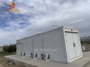 Weather Monitoring signal Transfer Modular House Container Airport <strong>Telecom</strong> Communications Tower Satellite <strong>Network</strong> Shelter Room - Product Image 4
