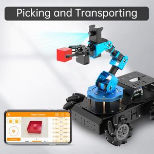 Hiwonder ArmPi Pro Himbeer Pi ROS Roboterarm Entwickler Kit mit 4WD Mecanum Rad Chassis Open Source Roboter Auto - Product Image 3