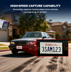 Più recente visione notturna 8MP IP automatico numero di riconoscimento targa lettore sistema ANPR fotocamera <span class=keywords><strong>LPR</strong></span> con <span class=keywords><strong>Software</strong></span> - Product Image 5