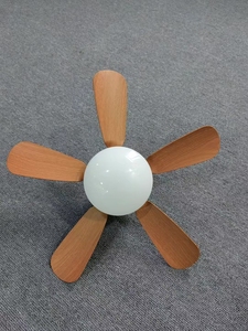 Güçlü tavan vantilatörü 5 bıçakları dekoratif oturma odası yatak odası ahşap fantezi Led ışıkları ve uzaktan kumanda ile tavan vantilatörü s - Product Image 2