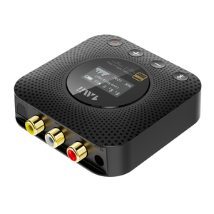 1Mii B06HD + 蓝牙适配器，带有机发光二极管屏幕DAC音频HiFi便携式LDAC蓝牙5.1接收器，适用于汽车、扬声器、耳机 - Product Image 1