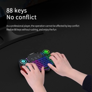 MRSVI High Quality V18 Backlight 2.4GHz Mini Wireless <strong>Keyboard</strong> Touch Pad air Fly Mouse Backlit <strong>Keyboard</strong> for <strong>Android</strong> Tv Box - Product Image 3