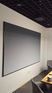 Pantalla de 120 pulgadas alr ust marco fijo 16:9 UST ALR pantallas de proyección PET black diamond projector screen - Product Image 3