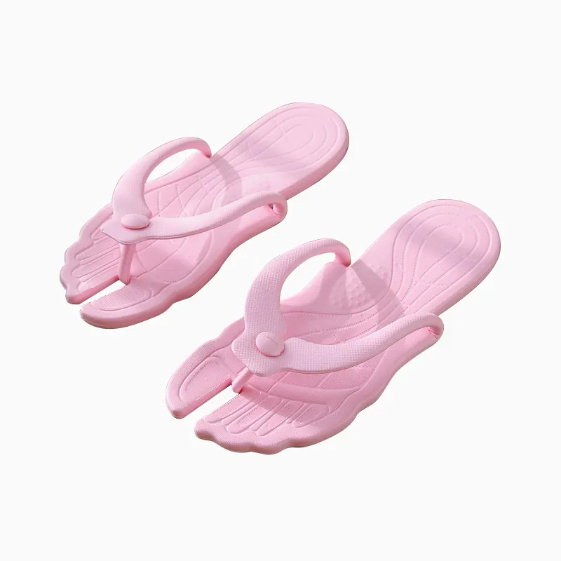 Atacado Portátil Eco Friendly Unisex Dobrável De Borracha Sp Chinelos Hotel Tanga Casa Banho Chuveiro Pedicure Flip Flops