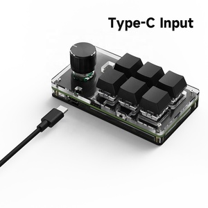 Miniteclado mecánico de una sola mano, Mando de programación Macro con RGB, Usb, tipo C, CHERRY, envío directo - Product Image 6